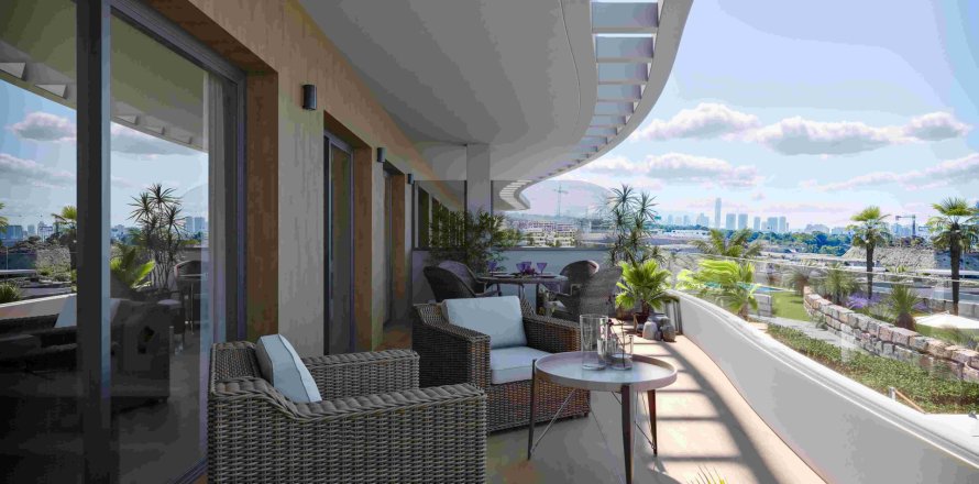 Kattohuoneisto Finestrat, Alicante, Espanja 2 makuuhuonetta, 80 m2 No. 154629