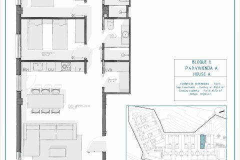 Wohnung zum Verkauf in Almeria, Spanien 3 Schlafzimmer, 99 m2 Nr. 141788 - Foto 9