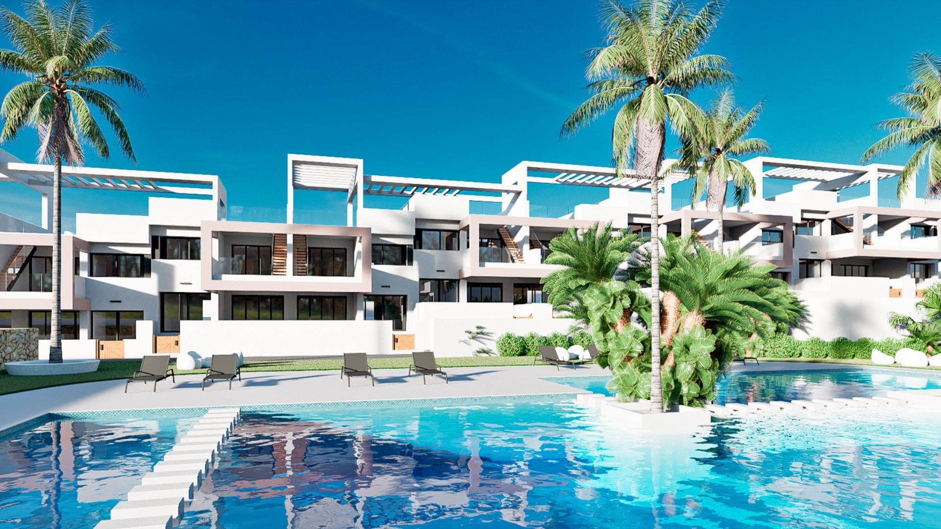 Bungalow in Mirador Hills Resort, Finestrat, Alicante, Spanien 3 Schlafzimmer, 138.93 m2 Nr. 73227