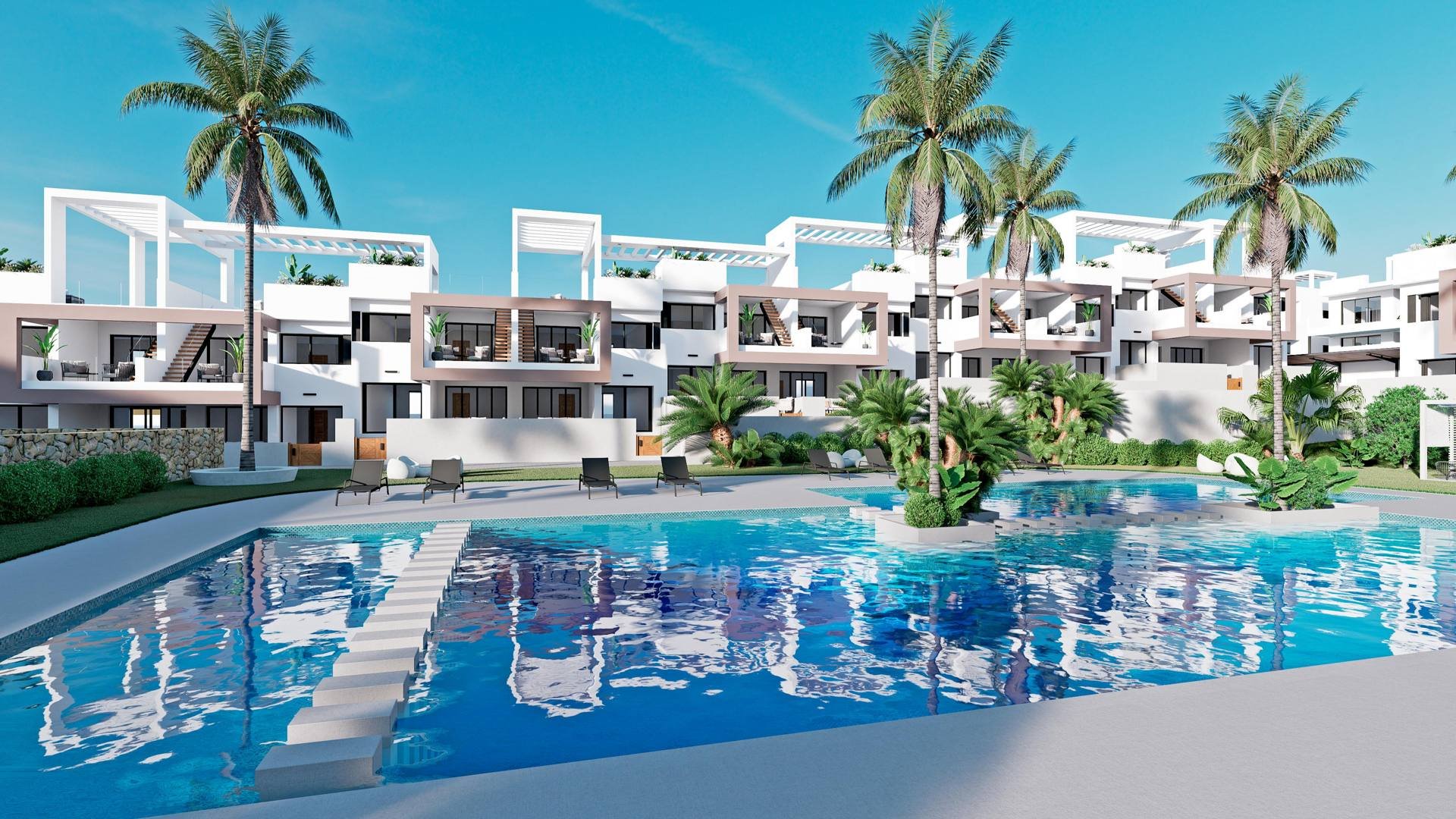 Bungalow in Mirador Hills Resort, Finestrat, Alicante, Spanien 3 Schlafzimmer, 138.93 m2 Nr. 73227