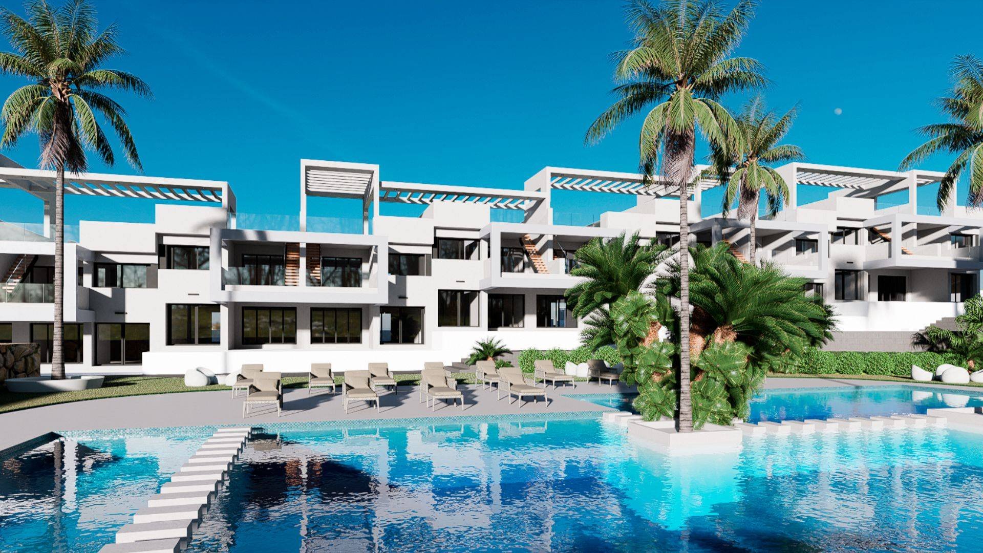 Bungalow en Mirador Hills Resort, Finestrat, Alicante, Espagne 3 chambres, 185.62 m2 No. 73224