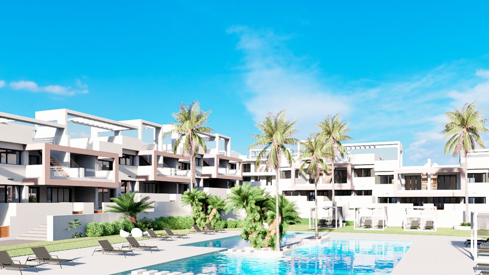 Bungalow en Mirador Hills Resort, Finestrat, Alicante, Espagne 3 chambres, 185.62 m2 No. 73224