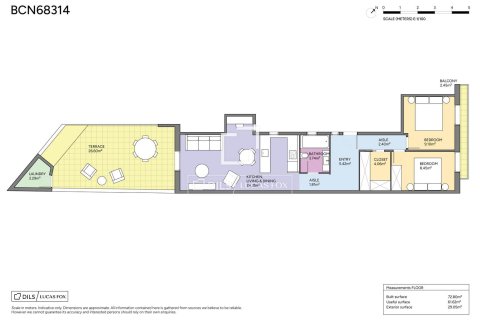 Продажа квартиры в Барселона, Испания 2 спальни, 77м2 №193689 - фото 25