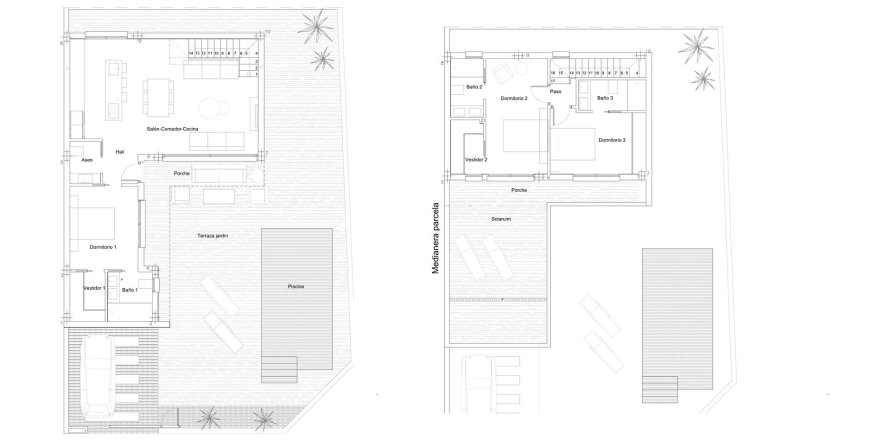 Villa floor plan «3BR-1», 3 bedrooms in SUNPRIVILEGE 2
