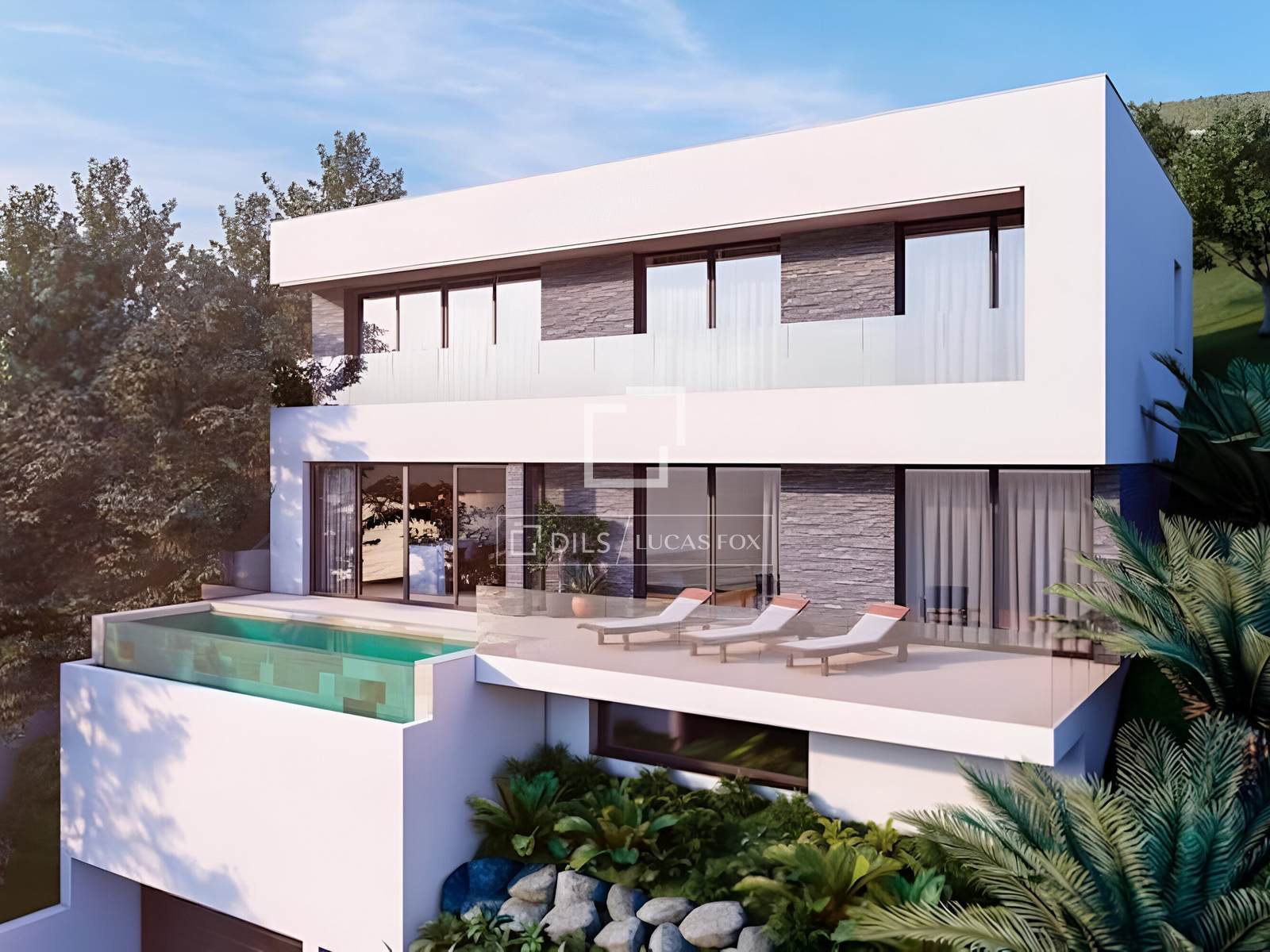 Willa w Castelldefels, Barcelona, Hiszpania 4 sypialnie, 440 mkw. nr 150408