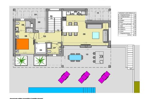 Villa till salu i Ciudad Quesada, Alicante, Spanien 4 sovrum, 295 kvm. Nr. 145532 - foto 25