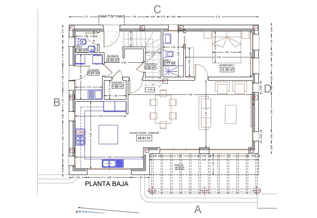 Apartamento en Moraira, Alicante, España 3 dormitorios, 87 m2 No. 80287