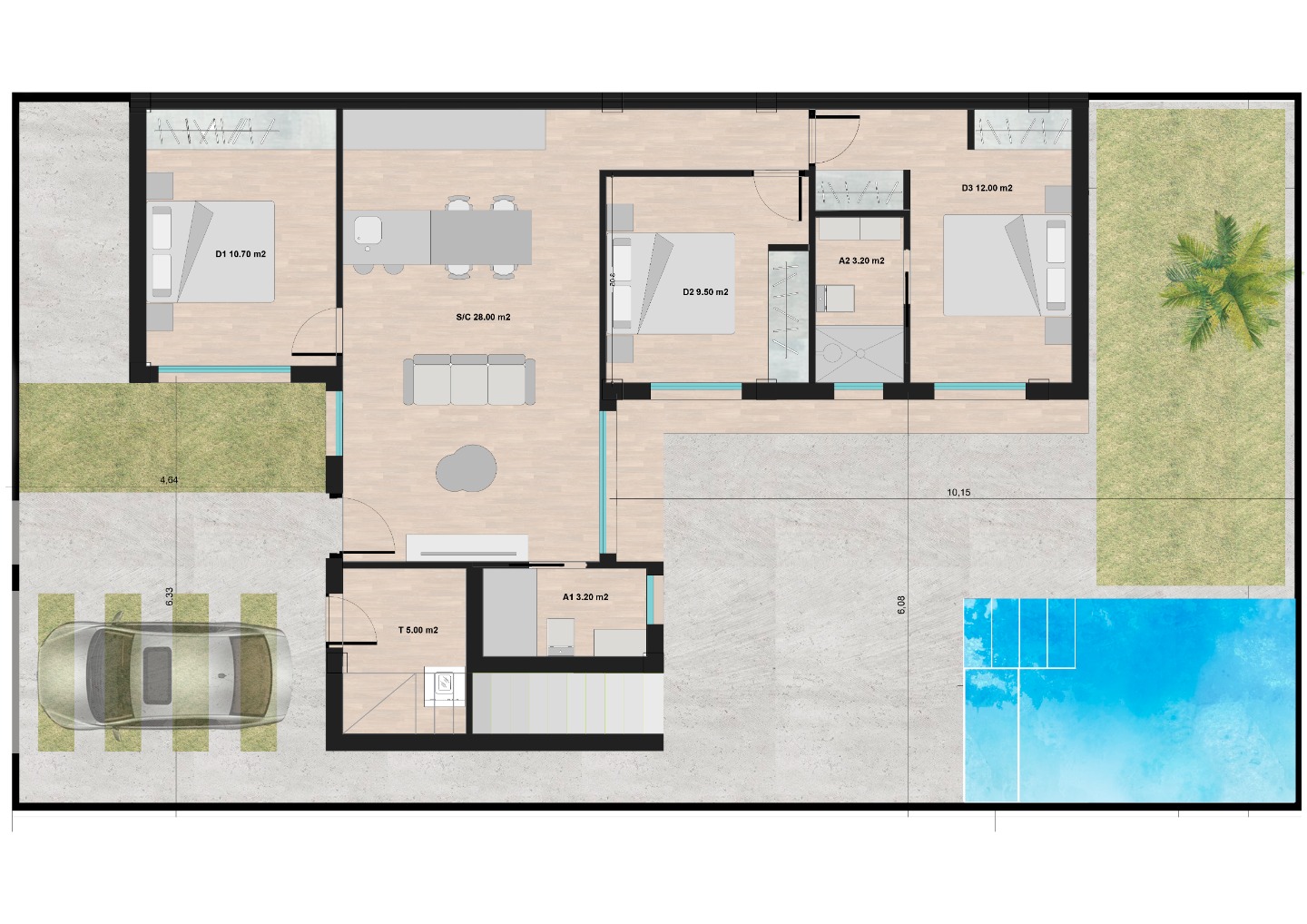Villa a Roldan, Murcia, Spagna 3 camere da letto,  N° 80284