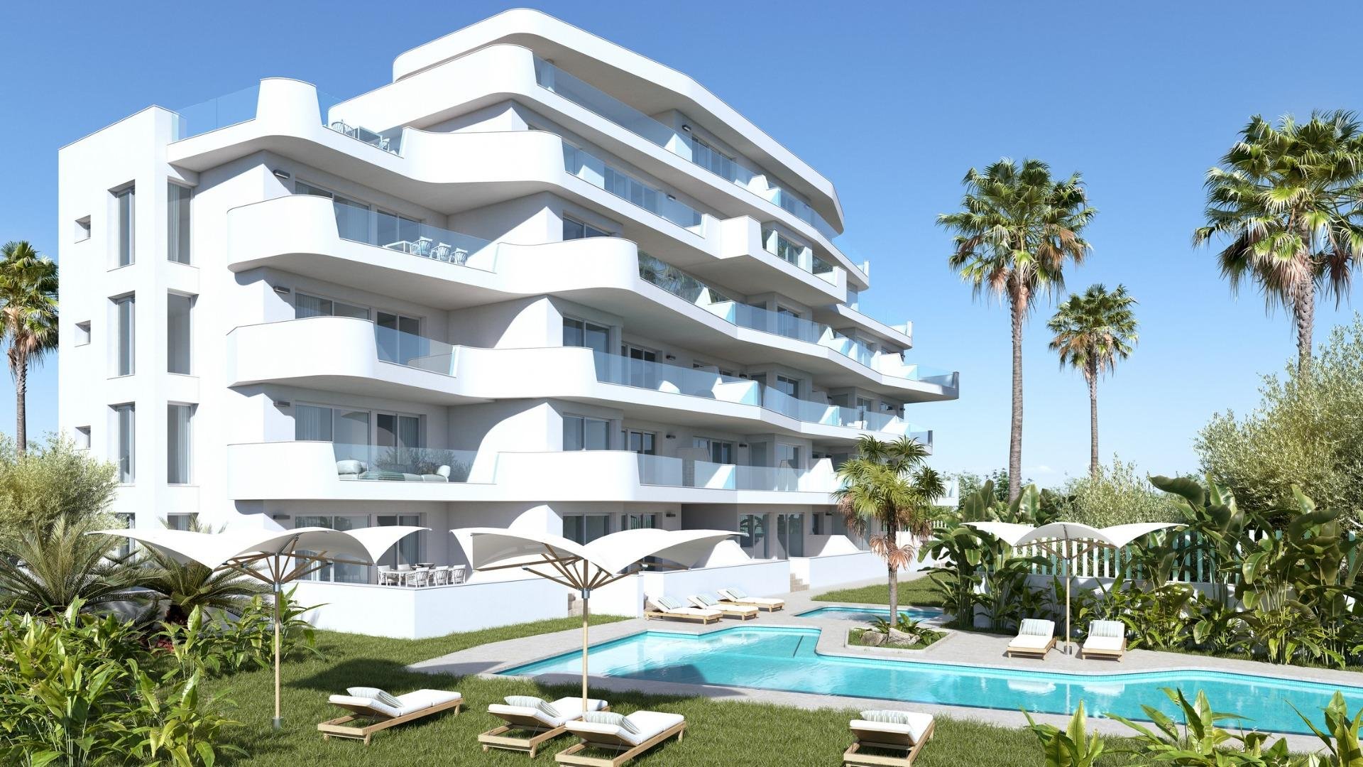 Apartment in Mil Palmeras, Alicante, Spain 2 bedrooms, 70 sq.m. No. 141661