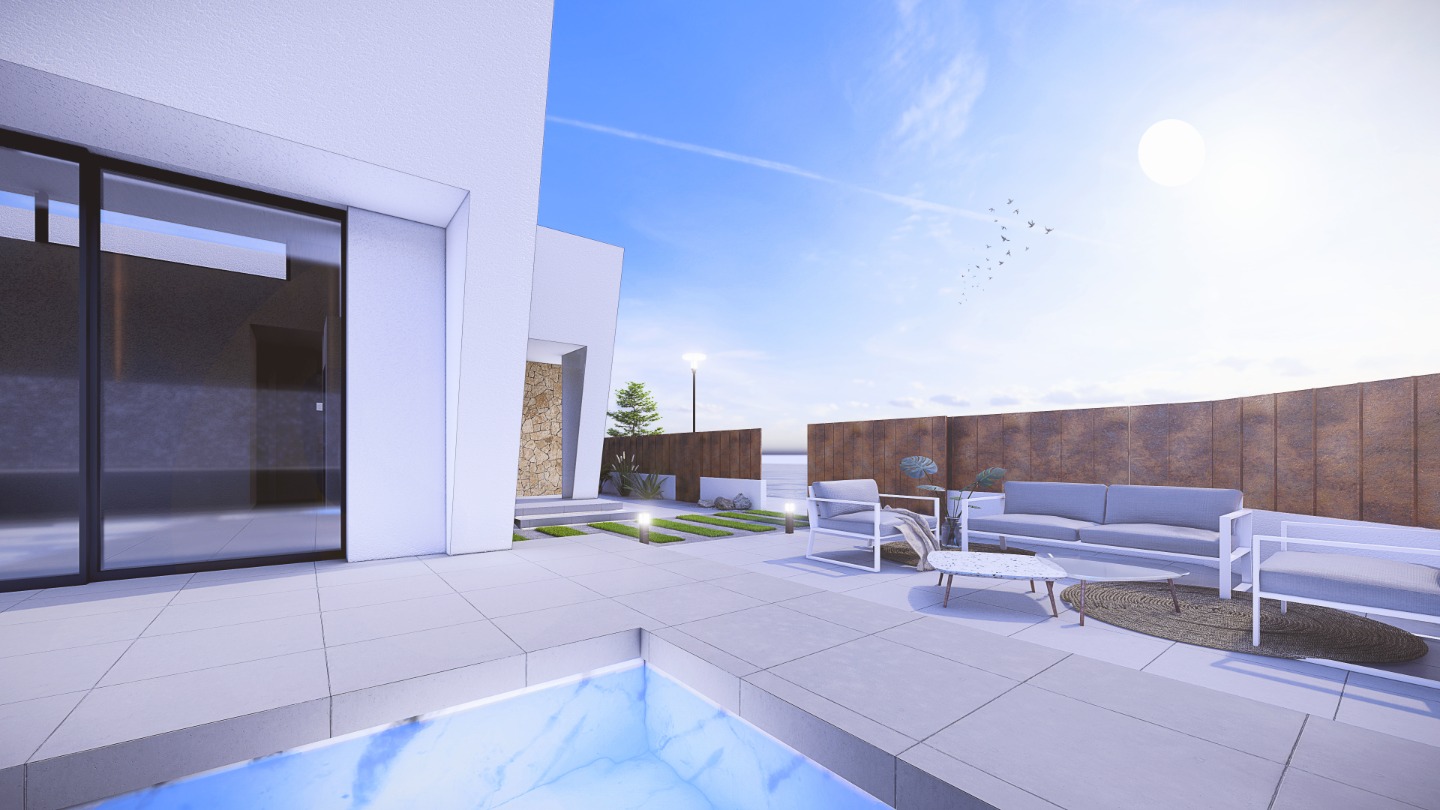 Huvila San Pedro del Pinatar, Murcia, Espanja 3 makuuhuonetta, 97 m2 No. 80849