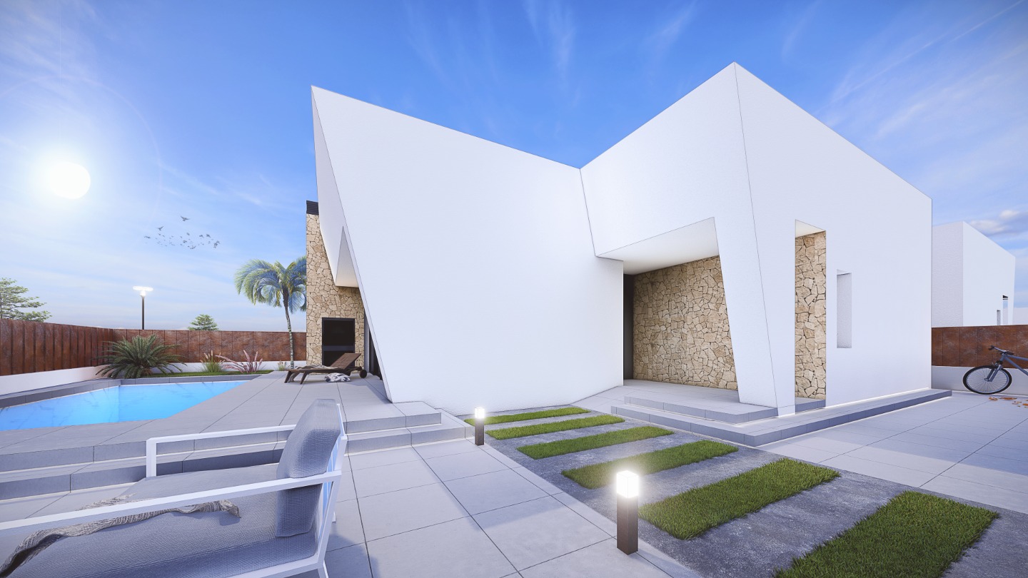 Huvila San Pedro del Pinatar, Murcia, Espanja 3 makuuhuonetta, 97 m2 No. 80849