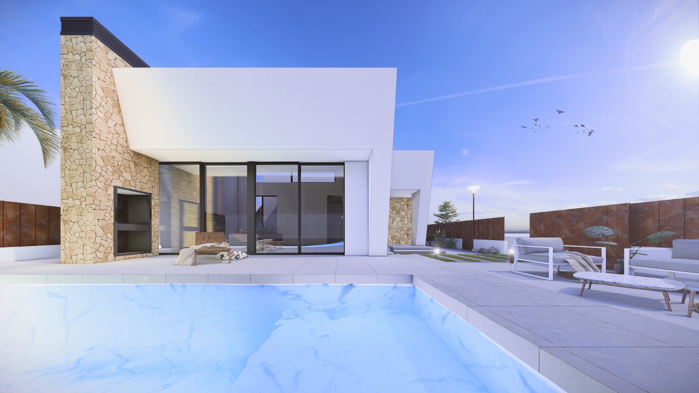 Huvila San Pedro del Pinatar, Murcia, Espanja 3 makuuhuonetta, 97 m2 No. 80849