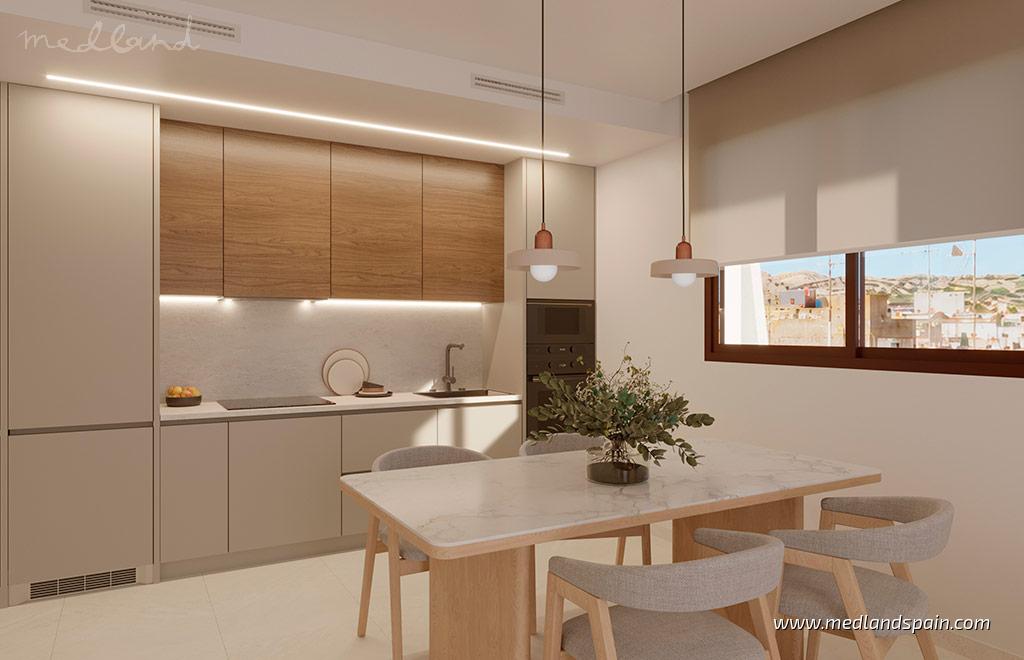 Apartamento en Santa Pola, Alicante, España 2 dormitorios, 75 m2 No. 182620