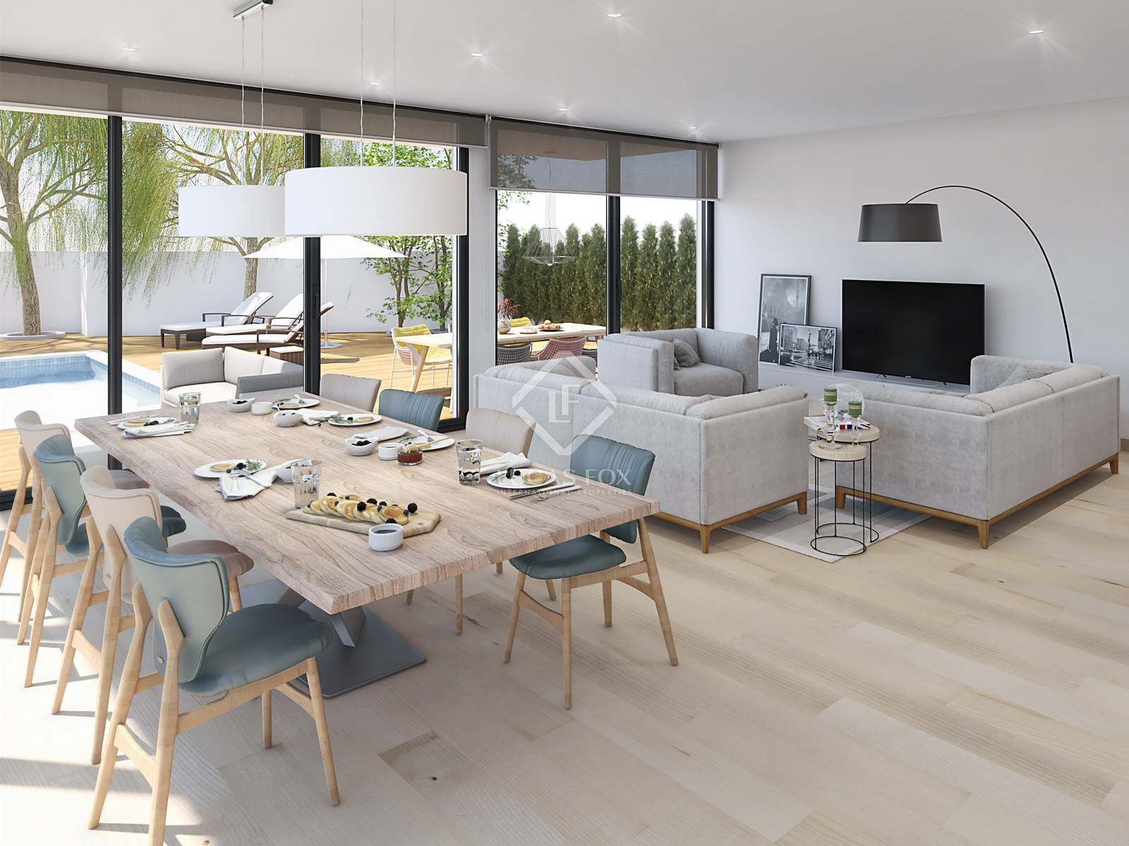 Villa en Castelldefels, Barcelona, España 4 dormitorios, 262 m2 No. 192677