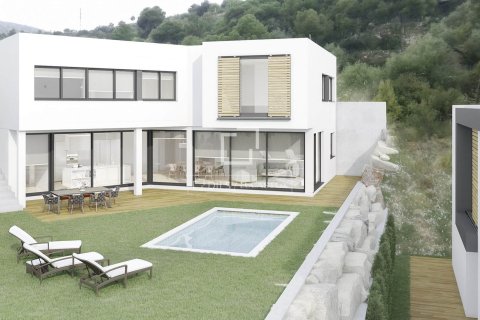 Villa i Castelldefels, Barcelona, Spanien 4 sovrum, 262 kvm. Nr. 192677