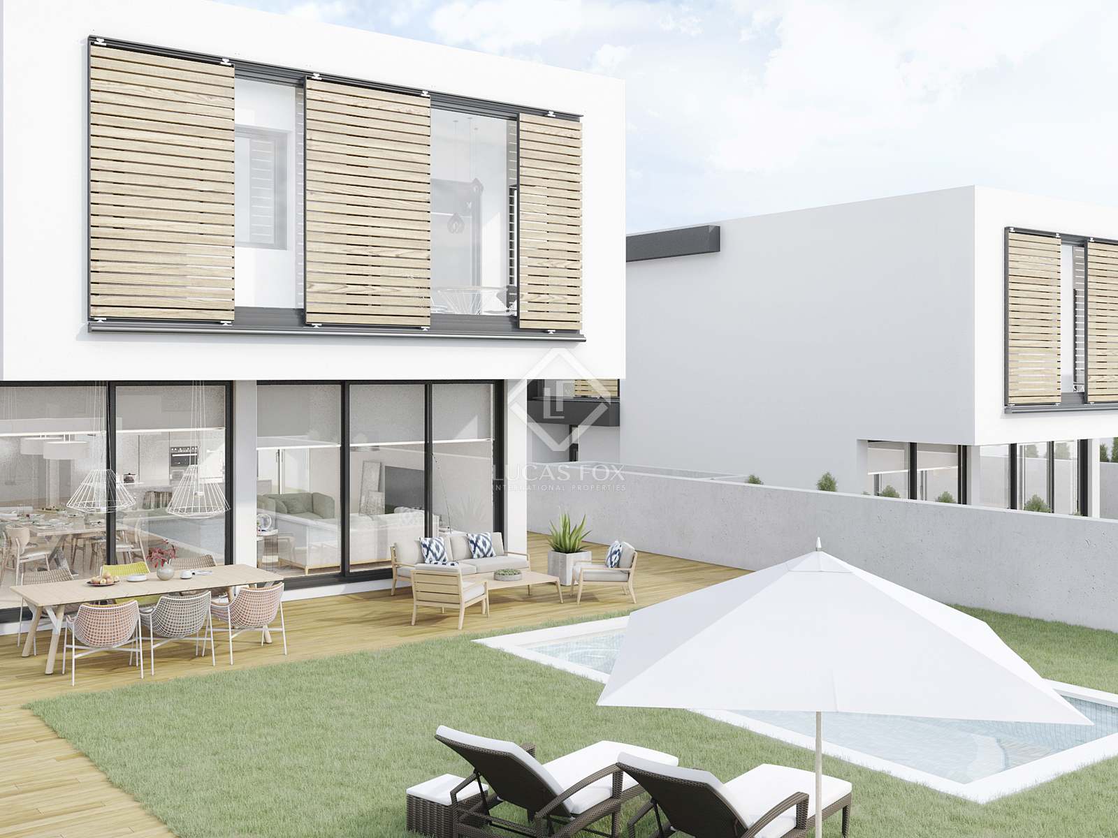 Villa en Castelldefels, Barcelona, España 4 dormitorios, 262 m2 No. 192677