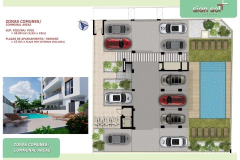 Dzīvoklis pārdošanā Torrevieja, Alicante, Spānijā 2 istabas, 67 m2 Nr. 166012 - attēls 3