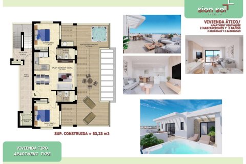 Dzīvoklis pārdošanā Torrevieja, Alicante, Spānijā 2 istabas, 67 m2 Nr. 166012 - attēls 8