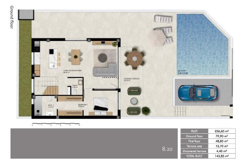 Продажа таухауса в Долорес, Аликанте, Испания 3 спальни, 145м2 №142736 - фото 13