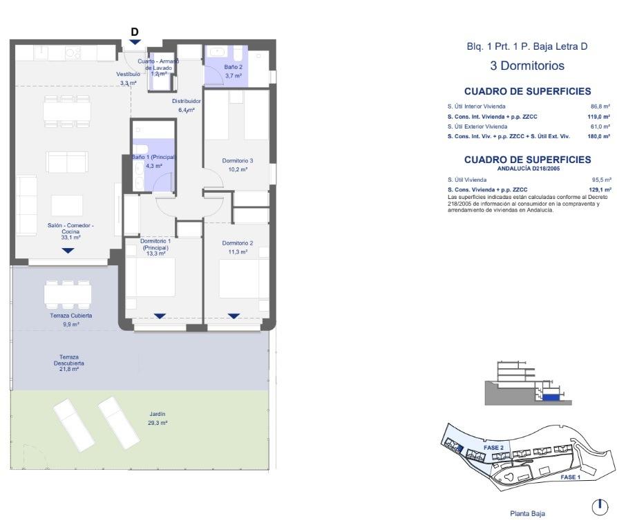 Wohnung in San Roque, Cadiz, Spanien 3 Schlafzimmer, 129 m2 Nr. 151723