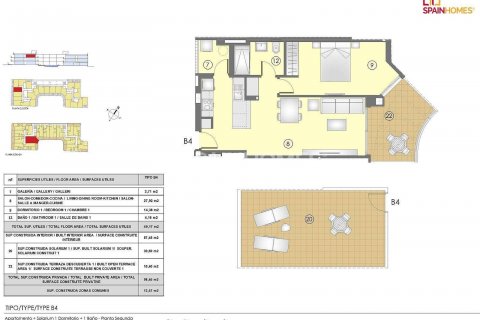 Penthouse for sale Pilar de la Horadada, Alicante, Spain 1 bedroom, 52 sq.m. No. 73061 - photo 14