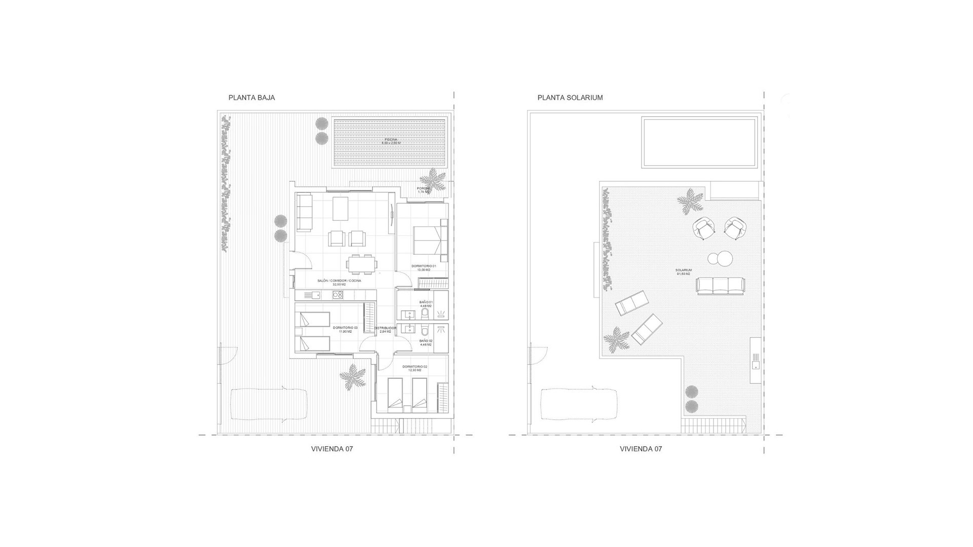 Villa in Residencial Breathe III, Murcia, Spa, 3 bedrooms, 96.32 sq.m. No. 148444