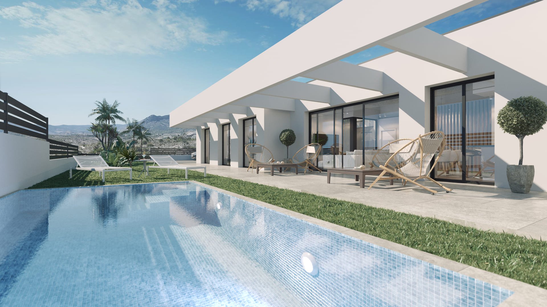 Villa in Finestrat, Alicante, Spain 3 bedrooms, 250 sq.m. No. 168191