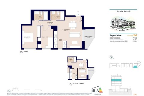 Wohnung zum Verkauf Alicante, Spanien 2 Schlafzimmer, 72 m2 Nr. 138310 - Foto 14