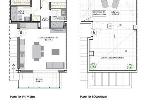 Bungalow till salu San Pedro del Pinatar, Murcia, Spanien 2 sovrum, 74 kvm. Nr. 138309 - foto 6