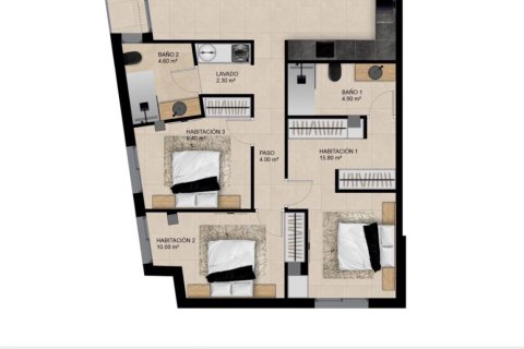 Apartment for sale in Elche, Alicante, Spain 2 bedrooms, 84.7 sq.m. No. 181643 - photo 12