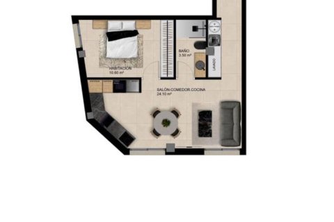 Apartment for sale in Elche, Alicante, Spain 2 bedrooms, 84.7 sq.m. No. 181643 - photo 10