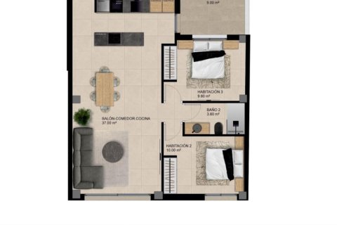 Apartment for sale in Elche, Alicante, Spain 2 bedrooms, 84.7 sq.m. No. 181643 - photo 8