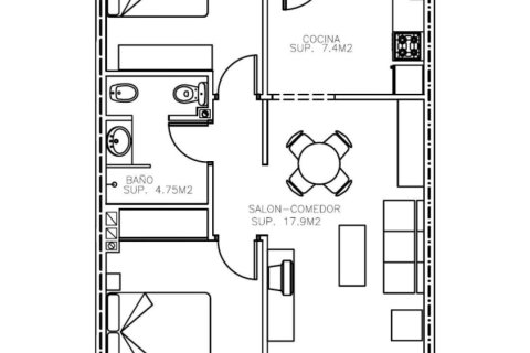 Apartamento en venta en Águilas, Murcia, España 2 dormitorios, 61 m2 No. 183430 - foto 20