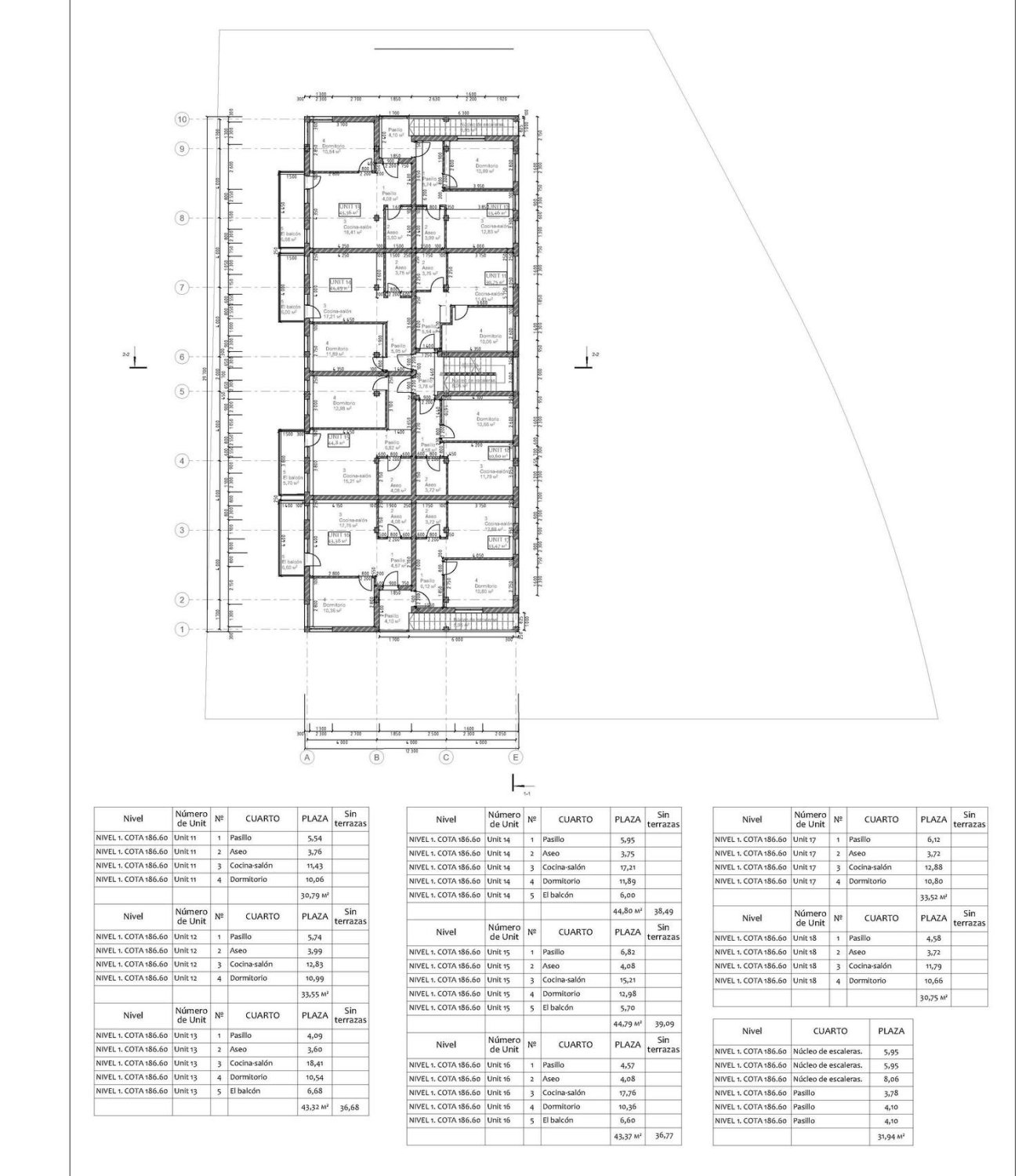 Wohnung in Benidorm, Alicante, Spanien 1 Schlafzimmer, 34 m2 Nr. 183432