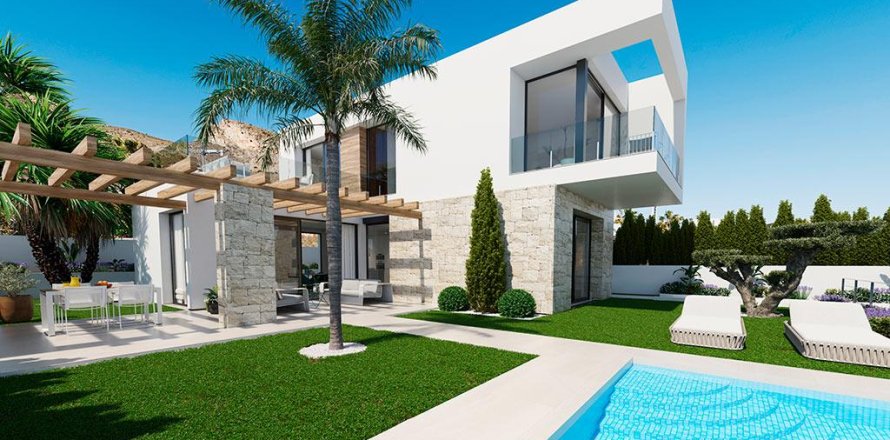 Villa i Finestrat, Alicante, Spanien 4 sovrum, 571 kvm. Nr. 179352