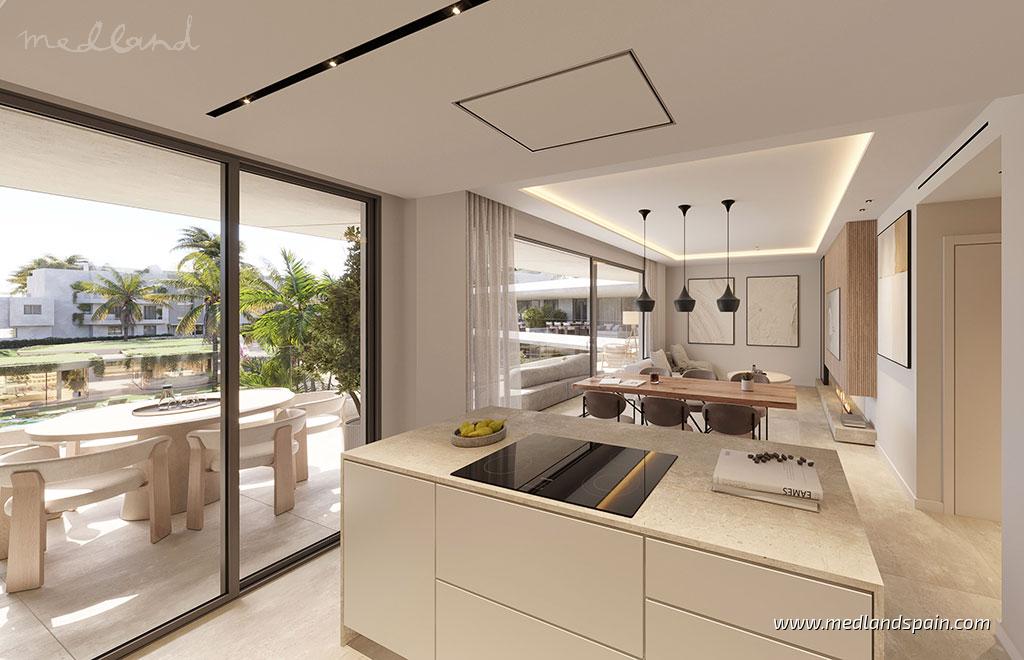 Huoneisto Estepona, Malaga, Espanja 3 makuuhuonetta, 156 m2 No. 179354