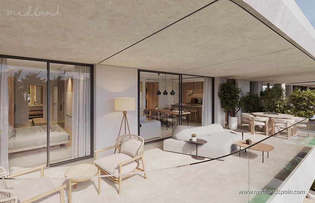 Apartment à Estepona, Malaga, Espagne 2 chambres, 112 m2 No. 179355