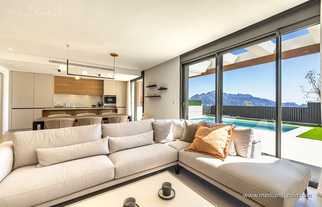 Villa en La Nucia, Alicante, España 3 dormitorios, 123 m2 No. 179387