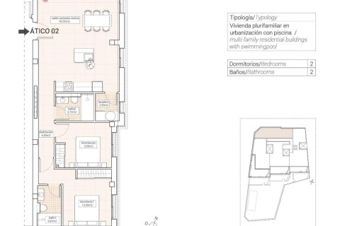 Dzīvoklis pārdošanā Hondon De Las Nieves, Alicante, Spānijā 2 istabas, 93 m2 Nr. 135372 - attēls 9