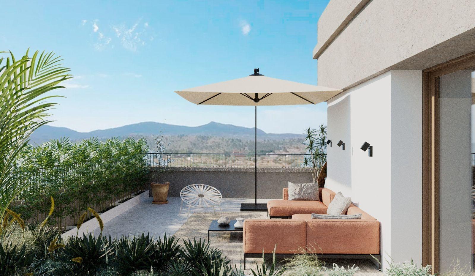 Apartment à Hondon De Las Nieves, Alicante, Espagne 2 chambres, 90 m2 No. 135376