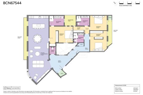 Wohnung zum Verkauf in Barcelona, Spanien 3 Schlafzimmer, 238 m2 Nr. 192539 - Foto 30