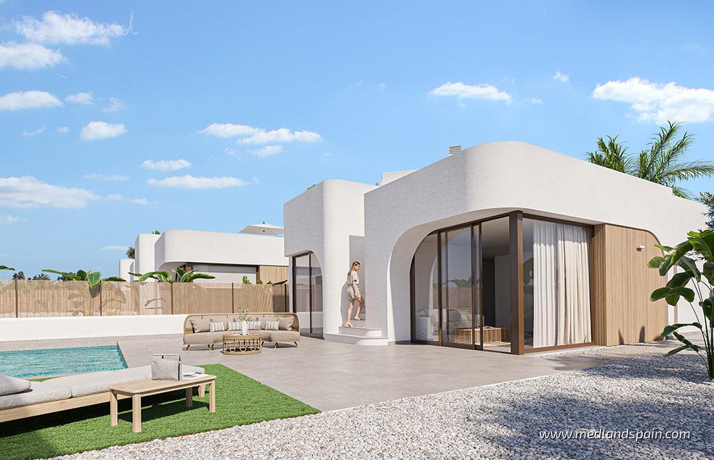 Villa en Los Alcázares, Murcia, España 3 dormitorios, 113 m2 No. 164753
