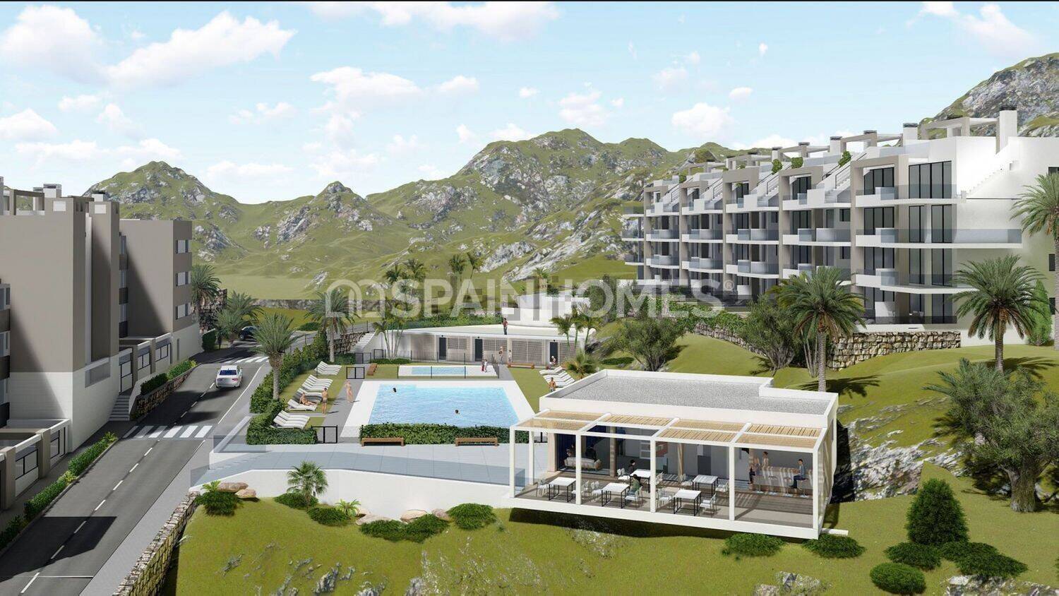 Apartamento en Mijas, Málaga, España 3 dormitorios, 83 m2 No. 48661