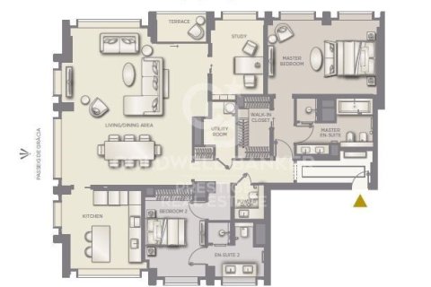 Huoneisto myytävänä Barcelona, Espanja, 2 makuuhuonetta, 292 m2 No. 160285 - kuva 12