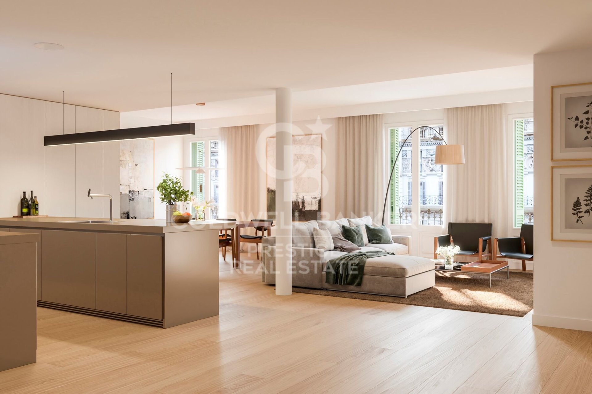 Penthäuser in Barcelona, Spanien 3 Schlafzimmer, 215 m2 Nr. 160288