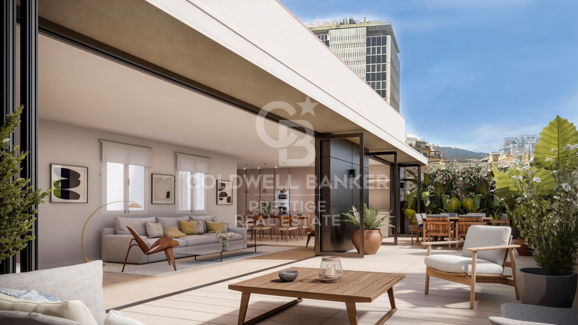 Penthäuser in Barcelona, Spanien 3 Schlafzimmer, 215 m2 Nr. 160288