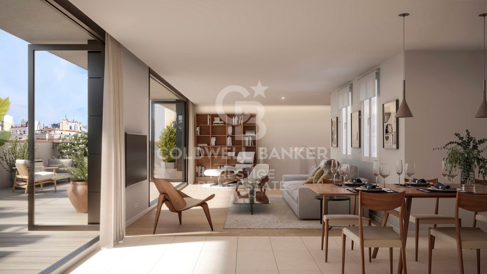 Penthäuser in Barcelona, Spanien 3 Schlafzimmer, 215 m2 Nr. 160288
