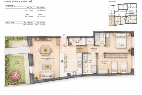 Apartamento en venta en La Coruña, España 2 dormitorios, 94 m2 No. 157321 - foto 16