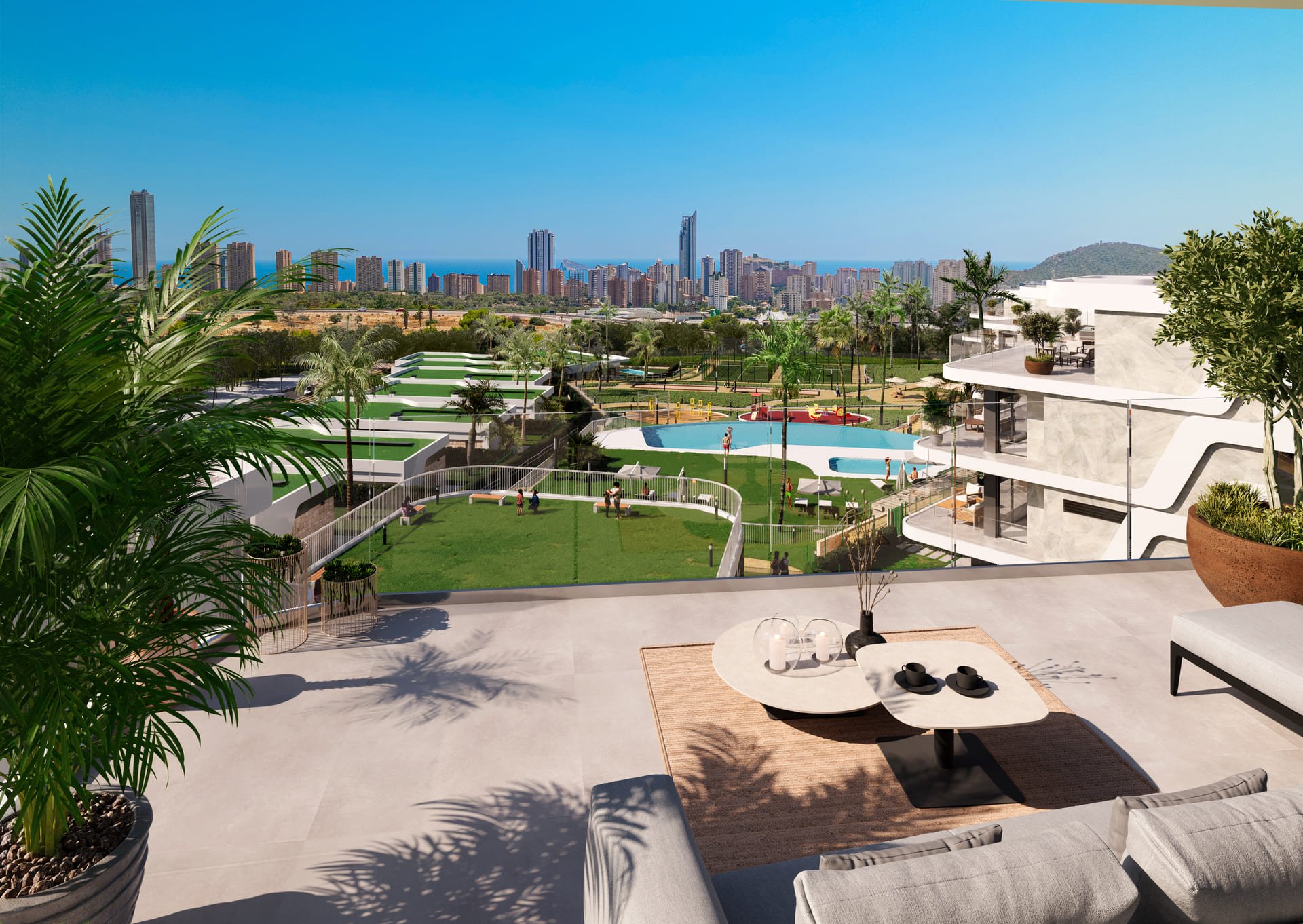 Bungalow in Benidorm, Alicante, Spain 3 bedrooms, 121 sq.m. No. 154537