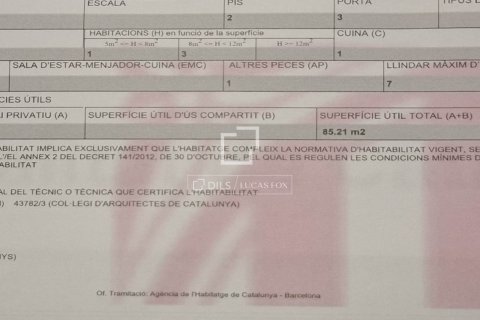 Dzīvoklis pārdošanā Barcelona, Spānijā 3 istabas, 105 m2 Nr. 150614 - attēls 27